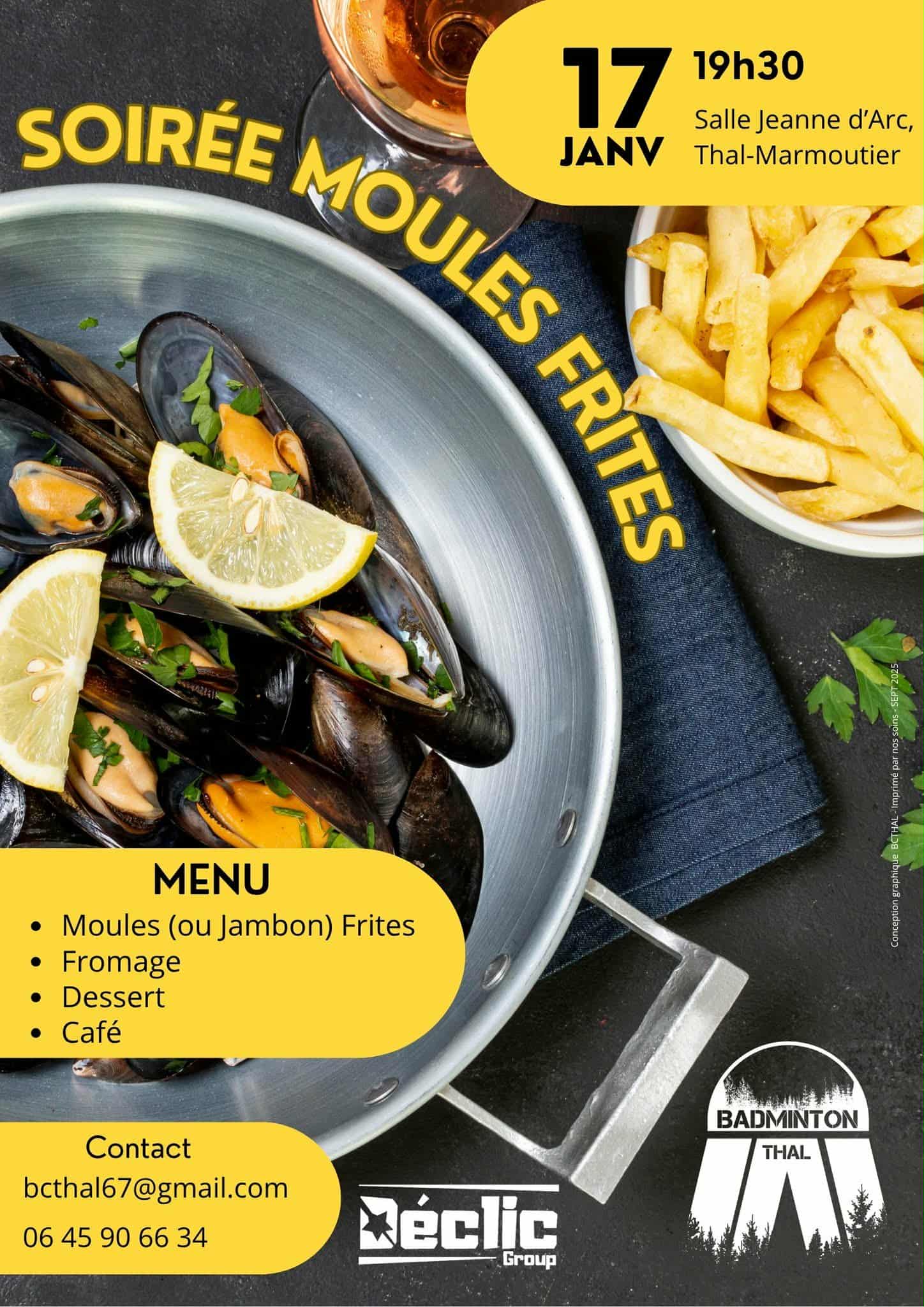 SOIREE MOULES FRITES