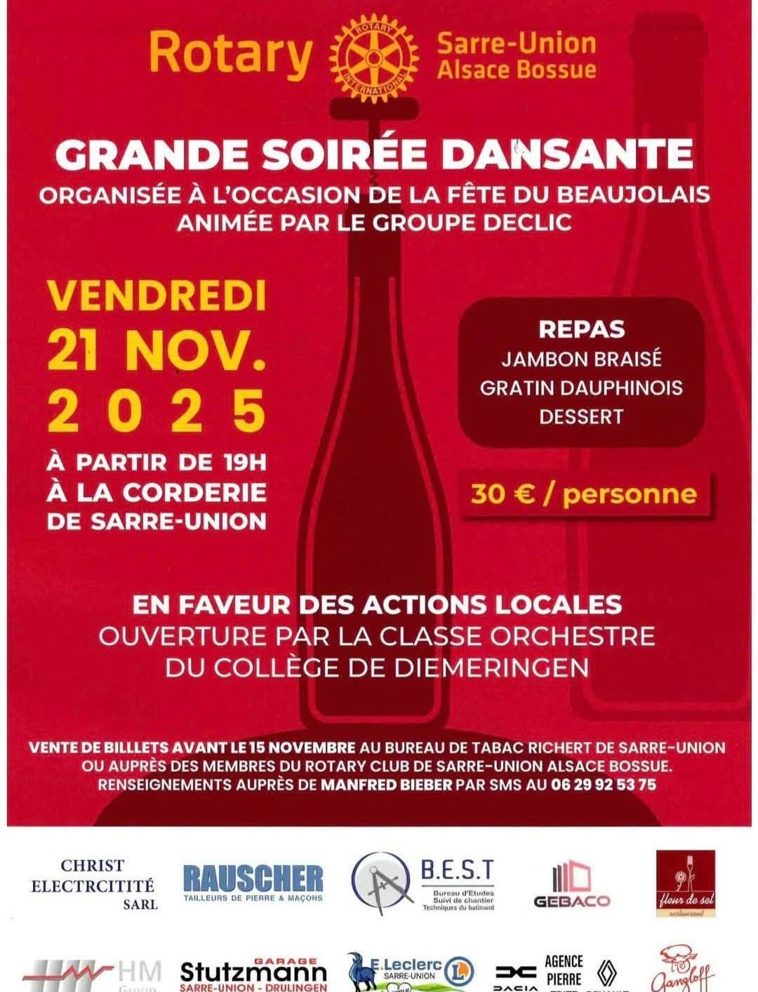 SOIREE DANSANTE ROTARY